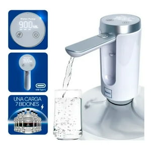 Dispensador De Agua Beiti Portátil Usb Recargable Blanco