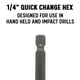 thumbnail image 4 of Broca Drill America Spade/Paddle 3/4 x 6 para madera, 4 of 5