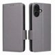 thumbnail image 1 of Funda Cartera para iPhone 17 Tapa Flip con Ranuras y Soporte Gris, 1 of 5