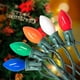 thumbnail image 1 of Luces navideñas PASUTO Vintage C7, 25 pies, 25 bombillas de cerámica, 1 of 9