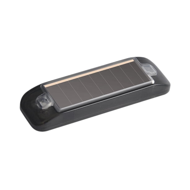 Mini Luz Estroboscópica de Emergencia Solar, Lámpara de Advertencia LED de 2 X 0,6 Pulgadas, Luz de Señal Impermeable para Conducción Nocturna de Vehí Luz roja