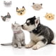 thumbnail image 3 of 3 Pieces Rhinestones Gato Collars Bling Breakaway Gato Collar con Love Hearte Blow Campana Adjustable Gato Collar fo Gato, Small Dog Negro, Azul and Rosa, 3 of 7