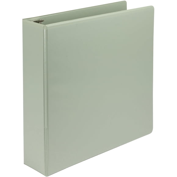 Carpeta Samsill de 2" con anillas en D, resistente, ecológica, verde salvia
