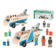 thumbnail image 1 of Juego didáctico avión madera para niños montessori regalo, 1 of 3
