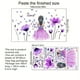 thumbnail image 4 of 1/2/4pcs, Butterfly Girl Wall Decal, Purple Flower Fairy Wall Sticker, Colorful Floral Wall Mural, DIY Self-Adhesive Vinyl Wall Decor For Girls Living Room Nursery Bedroom Playroom, 4 of 4