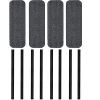 Xusx111 - Rv Paso Cubiertas 4 Pack 24 ""Ancho X 7.5"" Profundo Camper Paso Cubiertas, Antideslizante Rv Escalera Treads Para Remolques De Viajes, Casa Móvil, Autocaravana (Gris)