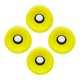 thumbnail image 1 of Juego De Ruedas De 4 Piezas Longboard 70x51 Mm Patineta PU Roller 78A Rueda Amarilla, 1 of 5