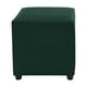 thumbnail image 3 of Set Poufs Cali 2 Cuerpos Felpa Verde Botella, 3 of 6