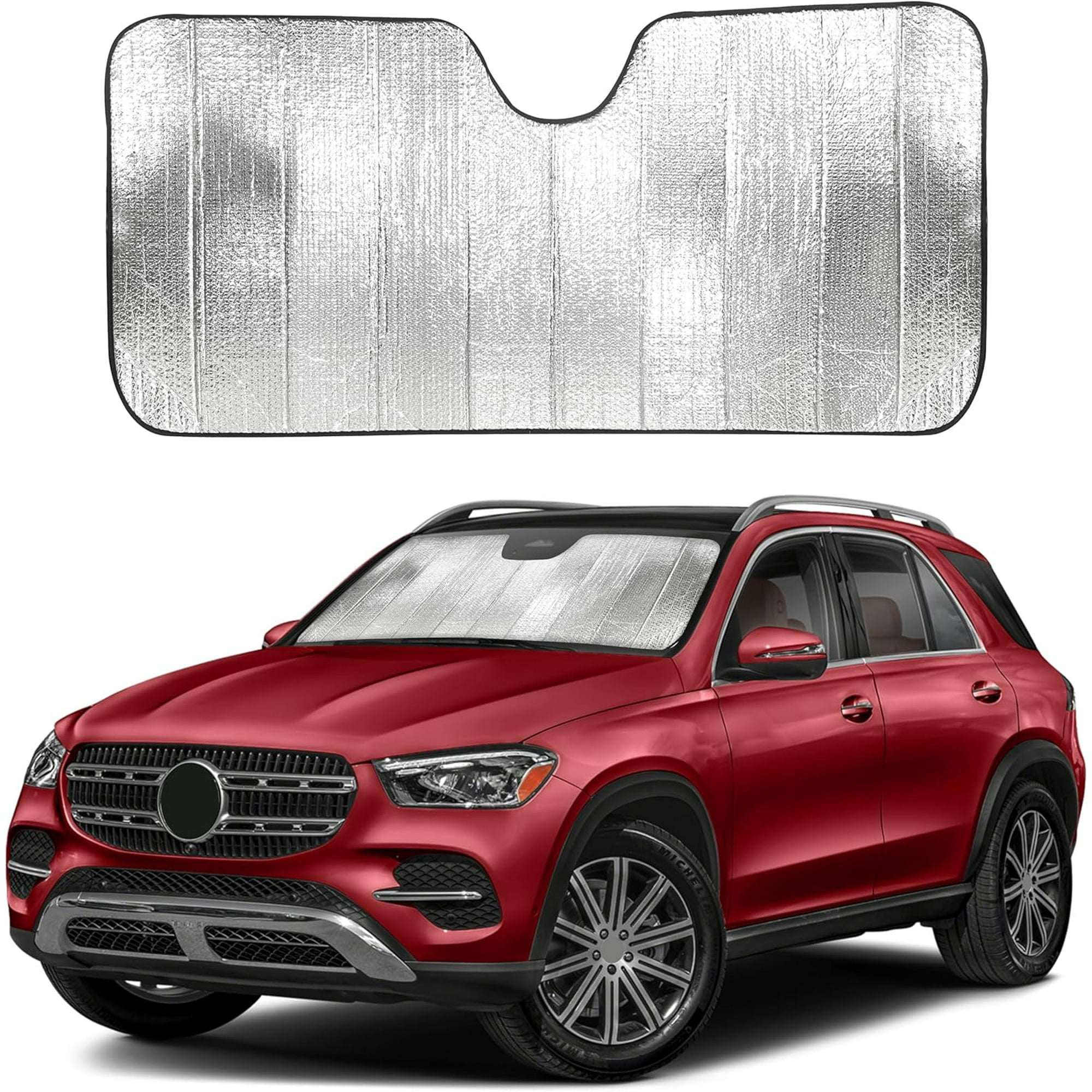 Jj Group - Cortina Parasol Parabrisas Auto Suv Camioneta Universal