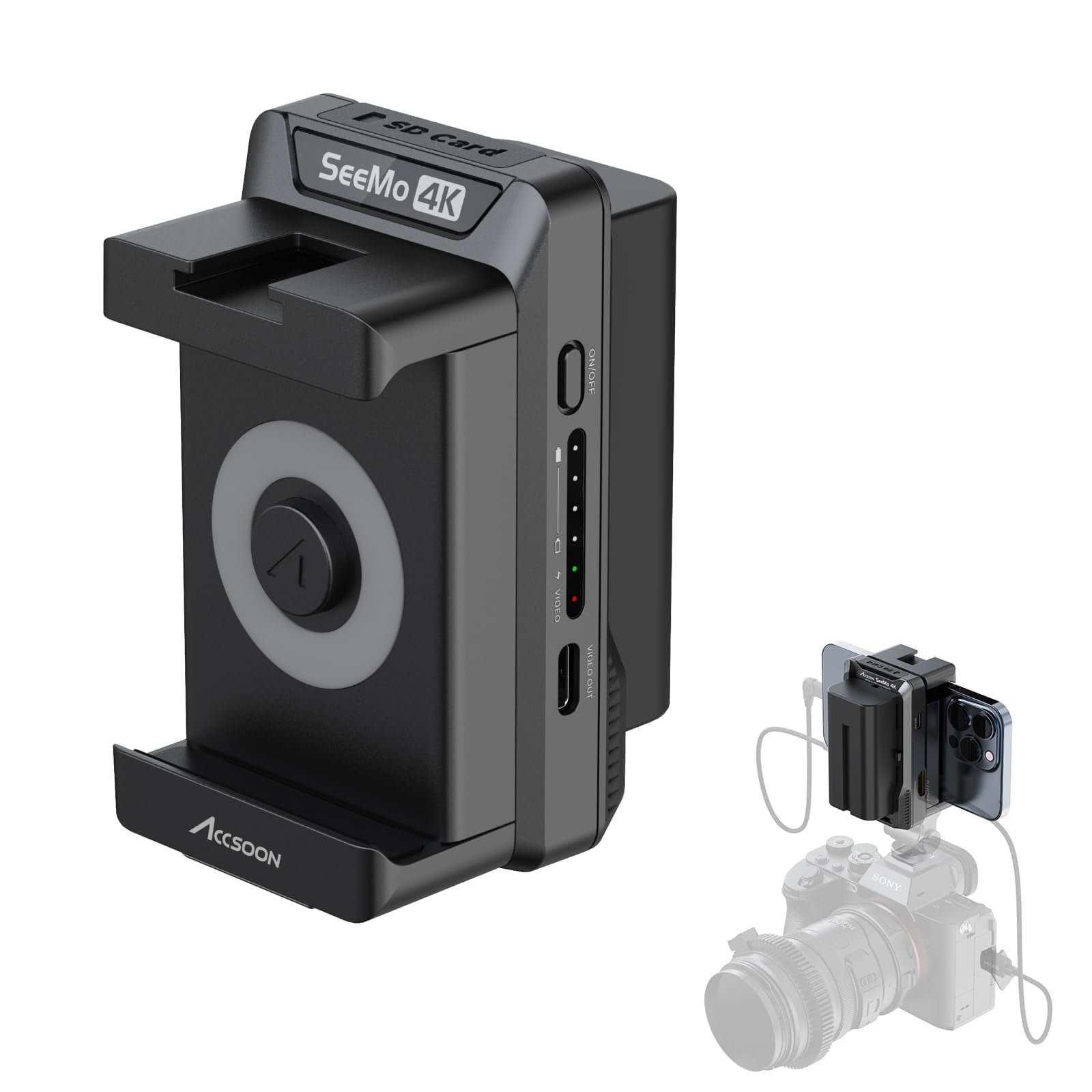 Transmisor De Transmisión De Vídeo Accsoon Seemo 4k Compatible Con Ipad Iphone 17/ 17pro/17pro Max,