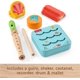 thumbnail image 4 of Set de juguetes Fisher-Price Wood Ocean Musical Instruments para más de 2 años, 4 of 6