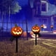thumbnail image 2 of 1pc Halloween Jack-o '-lantern Solar Light, Outdoor Halloween Decoration, Solar Lawn Light, Outdoor Waterproof Decoration, Garden Lawn Decoration, Solar Halloween Lamp, Post Resin Jack-o' -lantern, Ho, 2 of 3