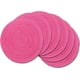 thumbnail image 1 of XmhyTop Juego de 6 Manteletes Redondos Individuales de Algodón Premium, Antideslizantes con Textura Gruesa, Resistentes al Calor, Estilo D, 38cm, Color Fucsia, 1 of 5