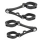 thumbnail image 5 of 2x Abrazadera De Montaje De Soporte De Faro De Motocicleta 39-41 Mm Universal Negro, 5 of 5
