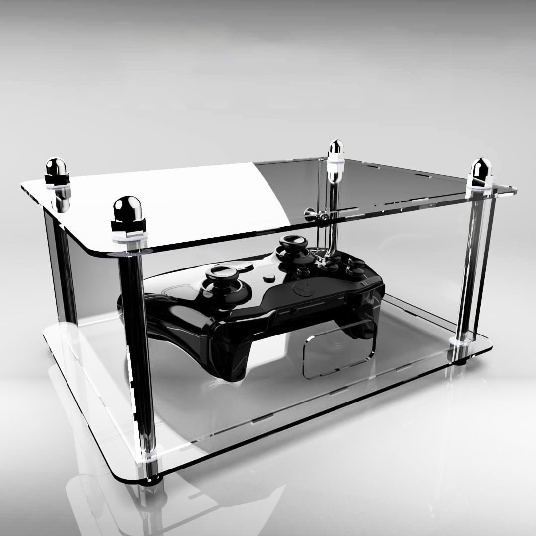 Caja De Almacenamiento Aaronmei Acrílico Transparente Apilable Con Orificio De Carga