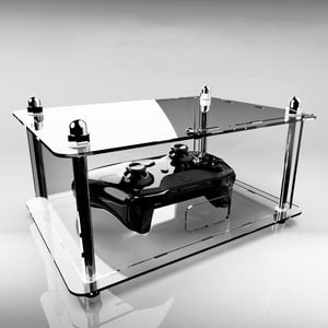 Caja De Almacenamiento Aaronmei Acrílico Transparente Apilable Con Orificio De Carga