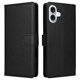 thumbnail image 2 of Funda Cartera para iPhone 16 Plus con Tarjetero, Soporte y Cordón - Protección Negro, 2 of 6