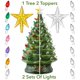 thumbnail image 2 of Árbol de Navidad Casafield de cerámica pintado a mano, 60 cm, con luces, 2 of 7