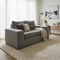 Muebles Cottoni - Sofá 2 Cuerpos Lucca Felpa