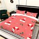 thumbnail image 1 of A Charming Winter-Themed bedding Featuring a Cute Snowman Design Consisting of 3pcs (1 Duvet Cover And 2 Pillowcases, 1 of 5
