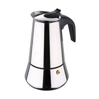 Bergner - Cafetera Italiana Acero Inoxidable 6 Tazas Barista