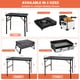 thumbnail image 4 of Mesa de camping plegable GREGIN de malla, capacidad de 90 lb, negra, 4 of 8