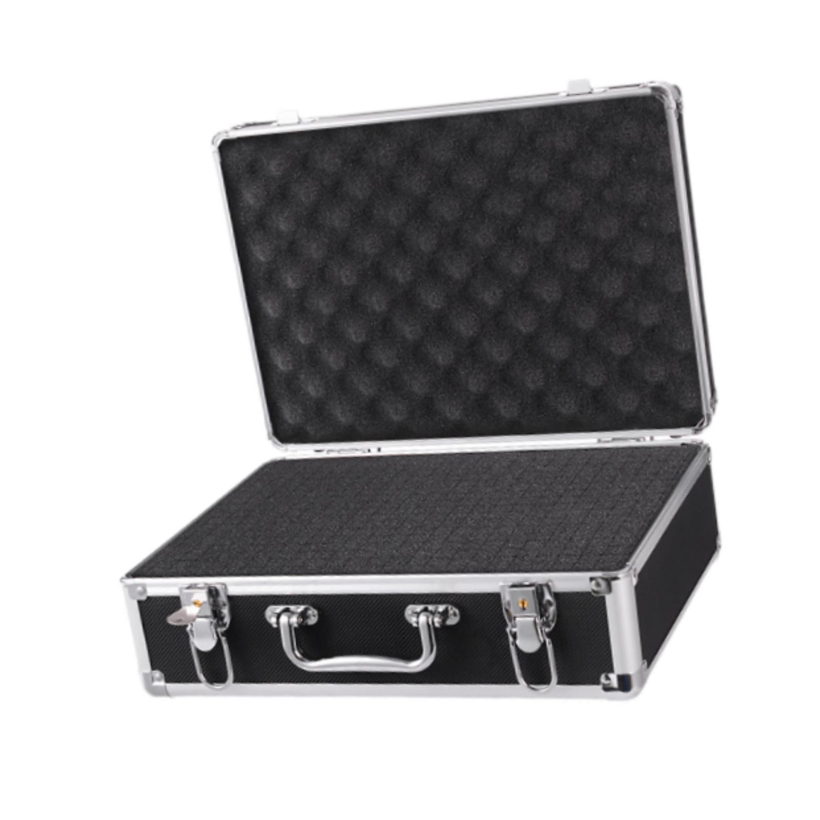 Magideal - Caja De Almacenamiento De Equipo De Estuche De Transporte De Carcasa Dura, Maletín, Caja De Almacenamiento De Archivos, Equipo De Seguridad, Caja De Estilo E