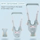 thumbnail image 4 of Cinturón De Seguridad Para Caminar Para Bebés, Cinturón De Asistencia Ajustable, Cinturón De Seguridad Para De Pie Y Caminar, Diseño De Entrepierna Desmontable, Asistente Para Bebés De 8 A 24 Meses, 4 of 7