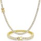 thumbnail image 1 of WAHZAUS Collar de Diamante de 4 Mm en Oro Moissanite Necklace Tennis Color D Claridad VVS1 Collar de Tenis de Diamante de Plata Esterlina 925 para Hombre Mujeres, 1 of 8