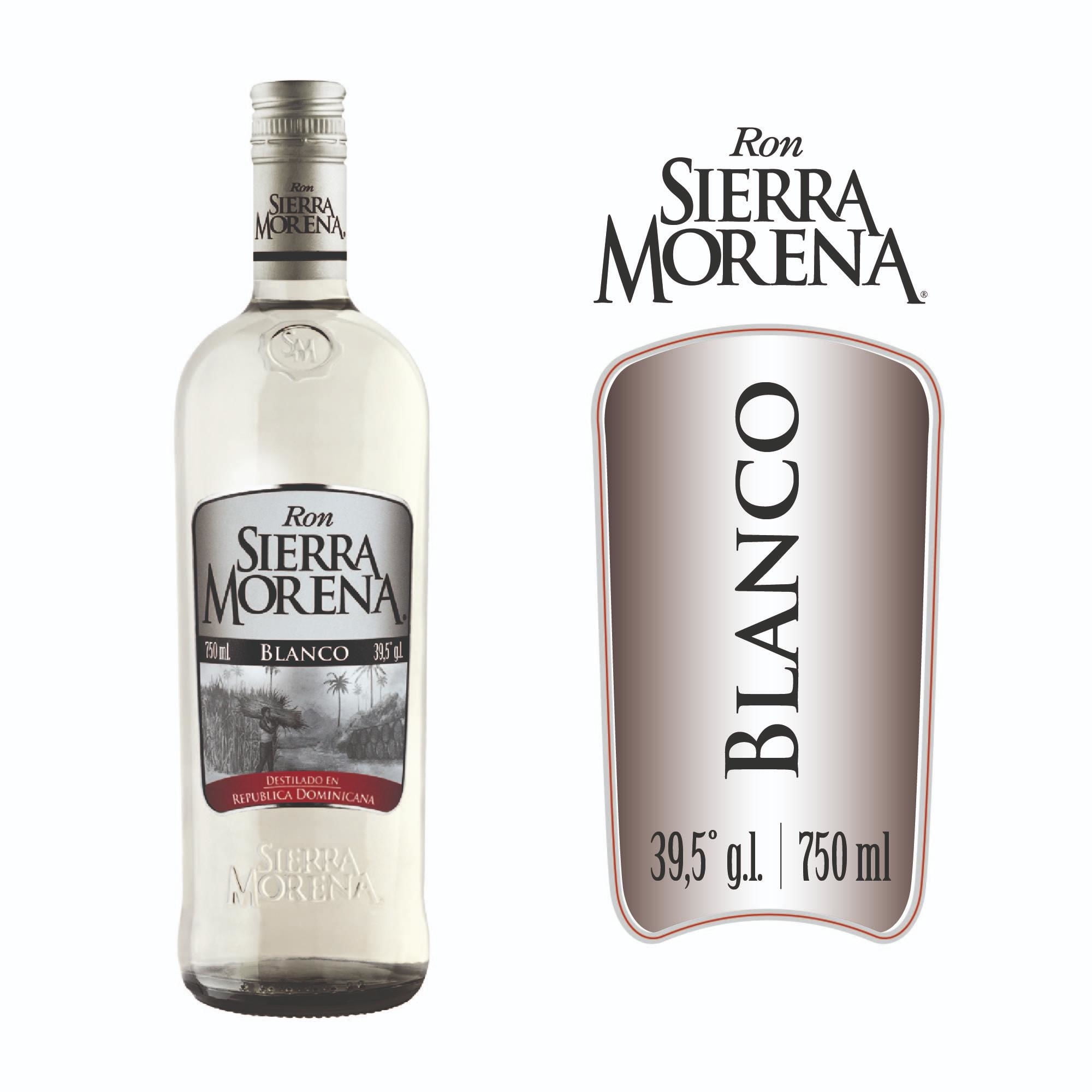 Sierra Morena - Ron Blanco 39,5° Botella