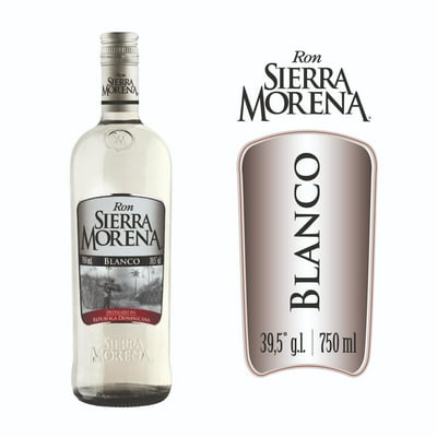Ron Blanco 39,5° Botella 750 Cc Sierra Morena