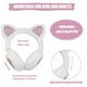 thumbnail image 4 of Orejeras de gato cálidas de invierno para mujer, lindas orejeras de gato, diadema de piel sintética para exteriores, 4 of 5
