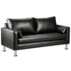 thumbnail image 2 of Sofa Sky 3 Cuerpos Pu 12 Negro, 2 of 5