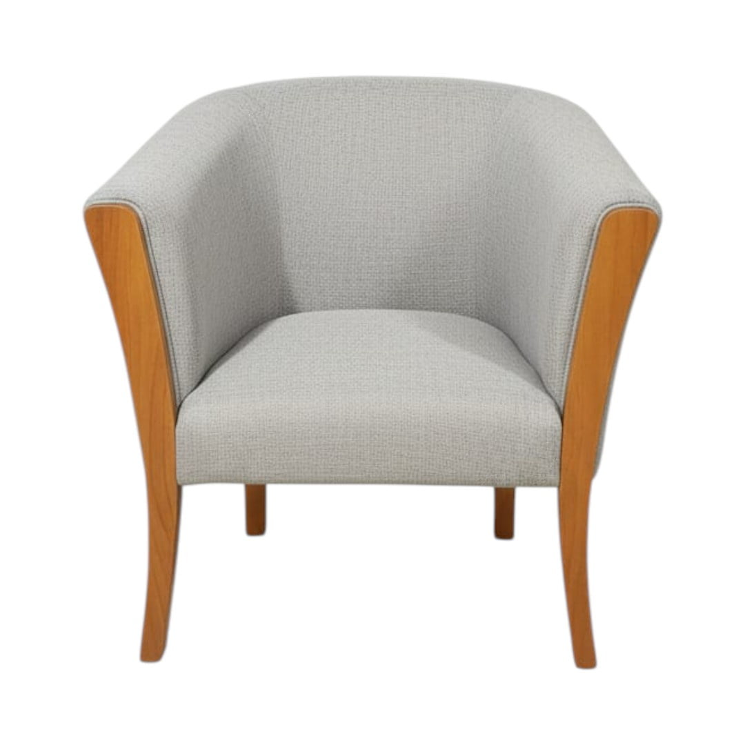 Diseños Valestrini - Sitial Esmeralda Lino Gris Claro