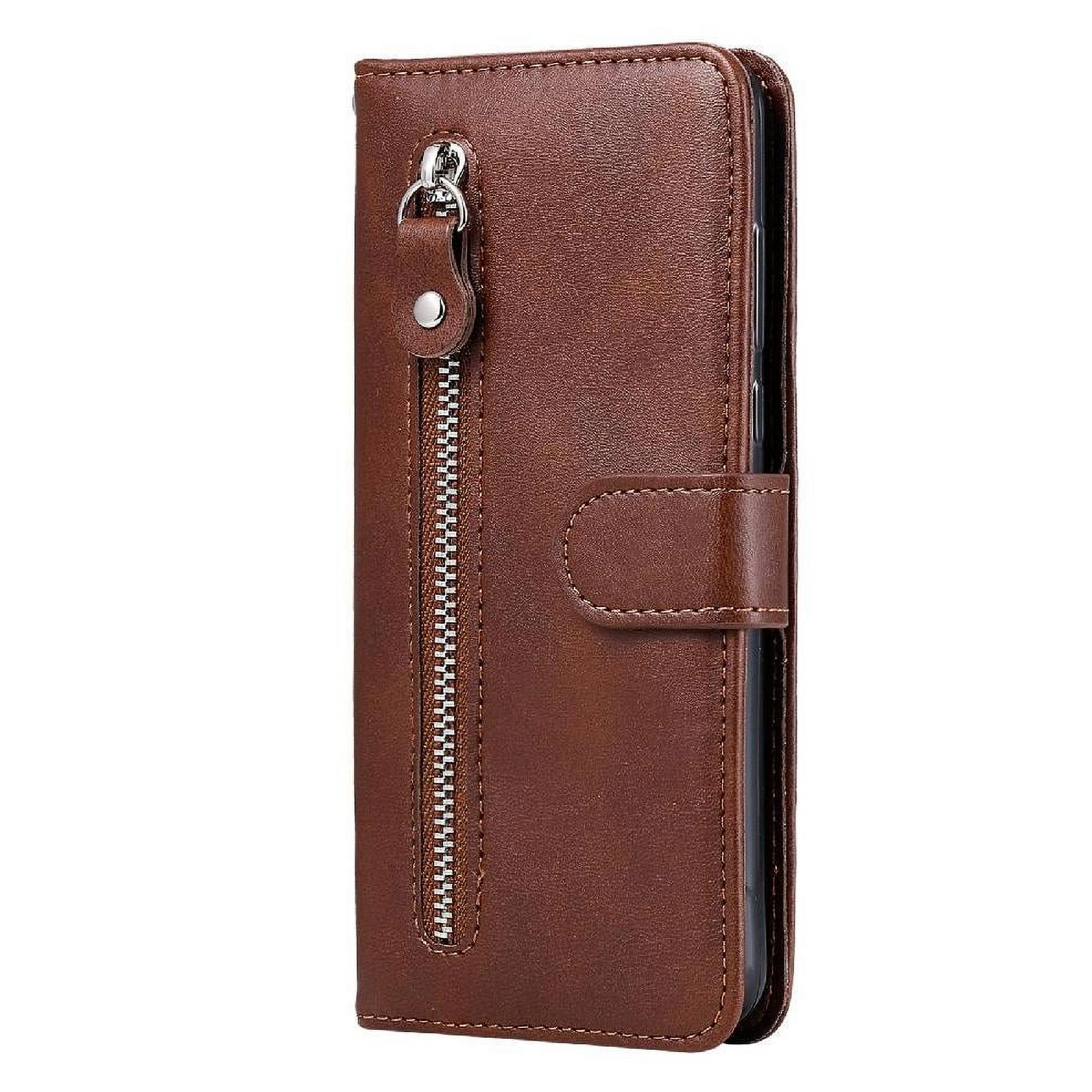 Gangxun - Funda Con Cremallera Para Oppo Reno 8 5G, Carcasa Cartera De Cuero Pu Con Soporte Y Tarjetero
