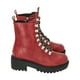 thumbnail image 3 of Botin Rojo Mujer Plataforma London 46 Police, 3 of 5