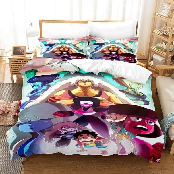 New Kawaii Steven Universe Bedding Set Bed Set Aldult Kid Bedroom Bed Sheet Set Bed Sheets