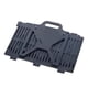 thumbnail image 5 of Parrilla plegable, parrilla de carbón para acampar, horno de camping, barbacoa, soporte metálico portátil para parrilla para uso exterior, artículos p, 5 of 5
