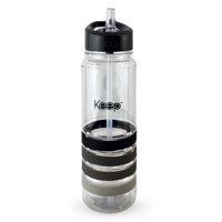 Disparo - Botella Keep Bandas Colores 750Ml Agua Bebidas Negro