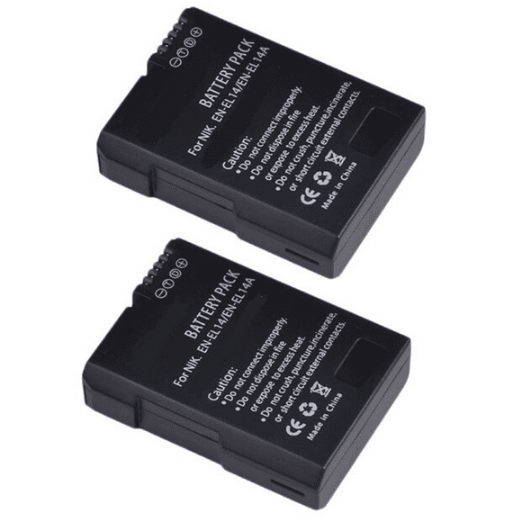 2 Baterías EN-EL14 Alternativa Nikon