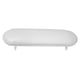 thumbnail image 1 of Reposabrazos Para Uñas, Cuero PU, Resistente Al Desgaste, Soporte Suave Estable Para Manicura, Hogar, Blanco, 1 of 5