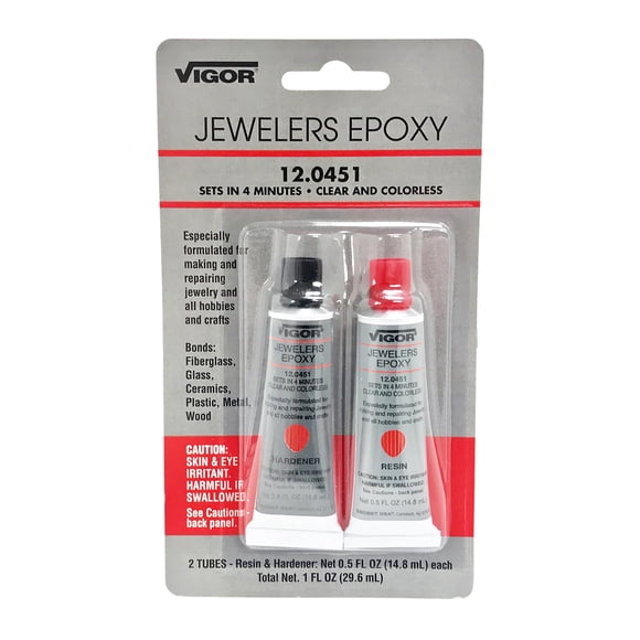 Epoxi Vigor 12.0451 de fraguado rápido, resina transparente 30 ml