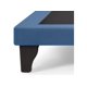 thumbnail image 2 of Base De Cama Europea 2 Plazas  Felpa Azul, 2 of 2