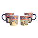 thumbnail image 1 of Set de 4 tazas cerámicas grandes para y té 530 ML bi... Café, 1 of 3