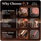 thumbnail image 3 of Juego de tazas de cobre Moscow Mule, 4 tazas martilladas, 100% cobre puro, 3 of 6