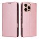 thumbnail image 2 of Funda Cartera para iPhone 16 Pro con Ranuras Tarjetas y Soporte - Protección Completa Oro rosa, 2 of 5