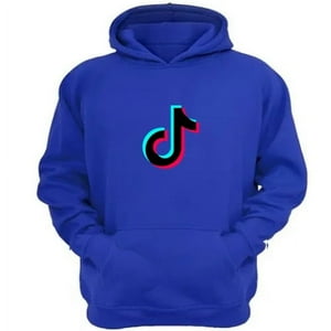 Genérico - Poleron Canguro Tik Tok Azul Talla M Unisex