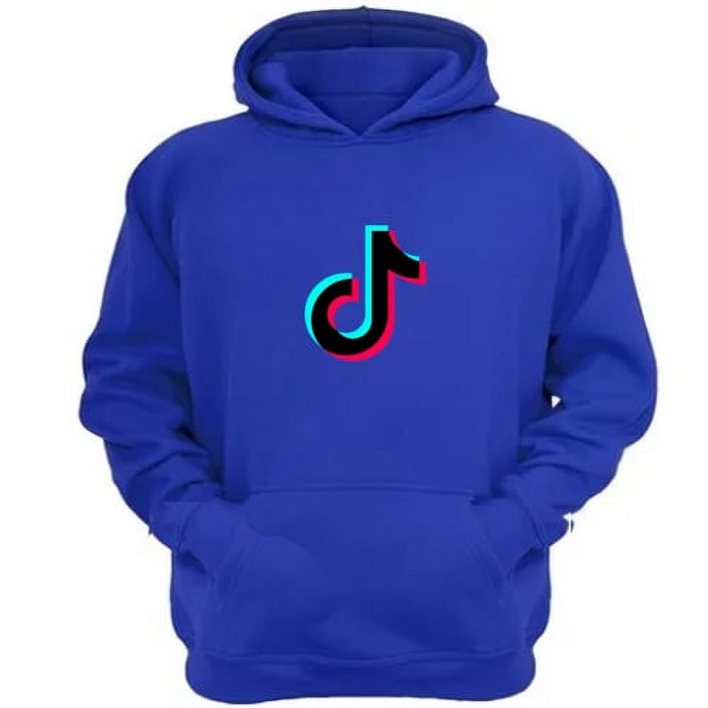 Genérico - Poleron Canguro Tik Tok Azul Talla M Unisex