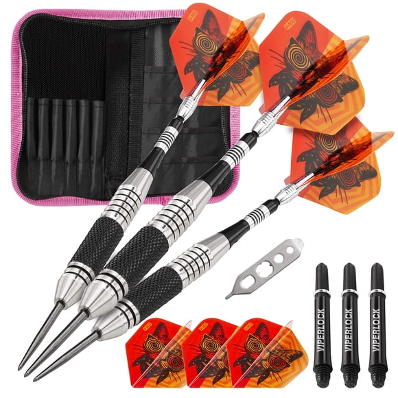 Darts Viper The Freak, Punta De Acero, 22 G, Con Funda Para Dardos Casemaster