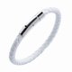 thumbnail image 1 of Pulsera de Caballero de Cuero White Space Elegante y Juvenil, 1 of 3